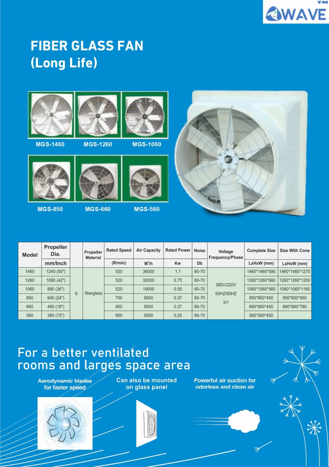 Fiber Glass Exhaust Fan image 2